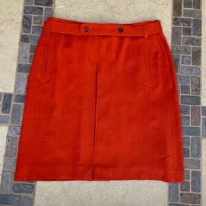 Tara Jarmon Women's Orange Skirt